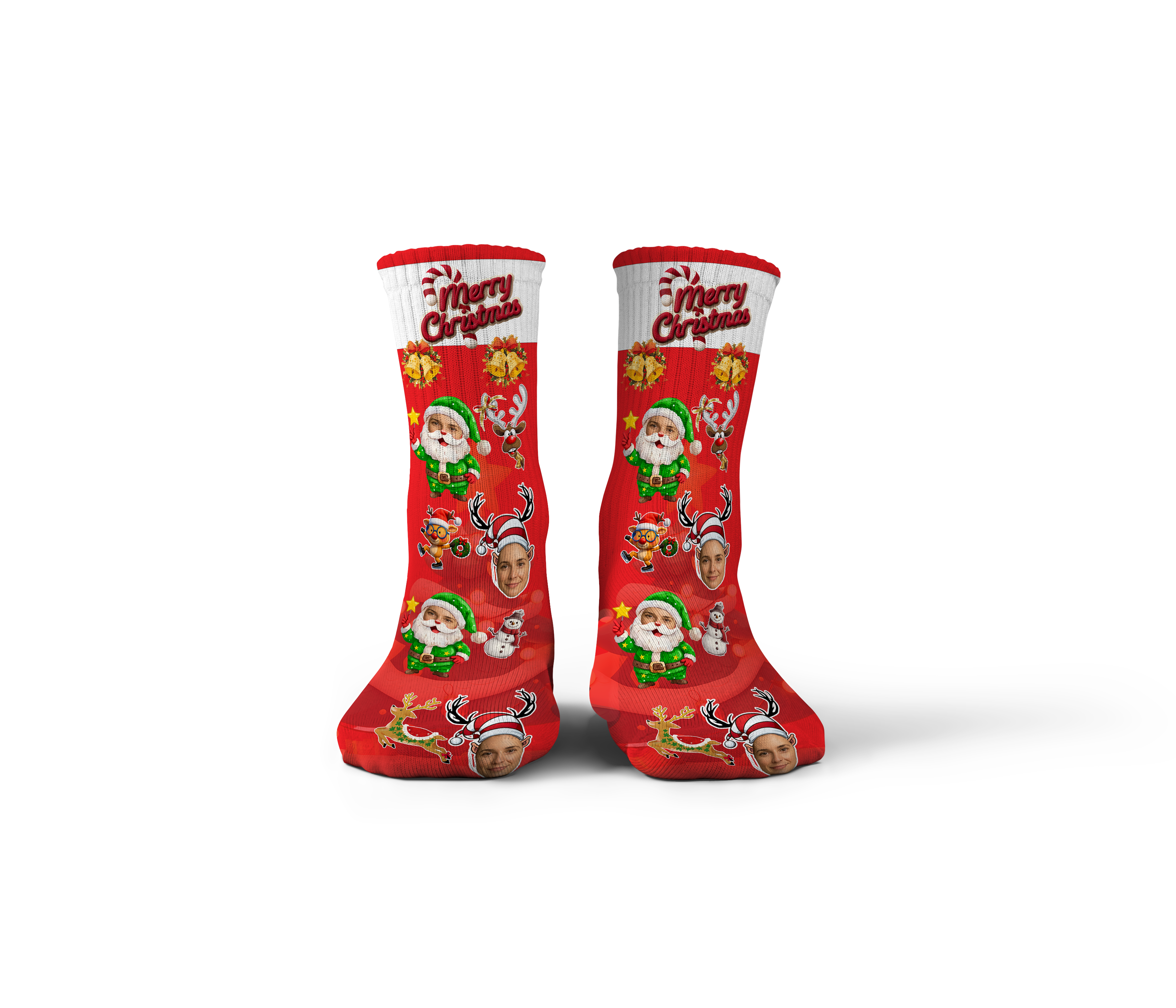 Customisable Christmas theme socks