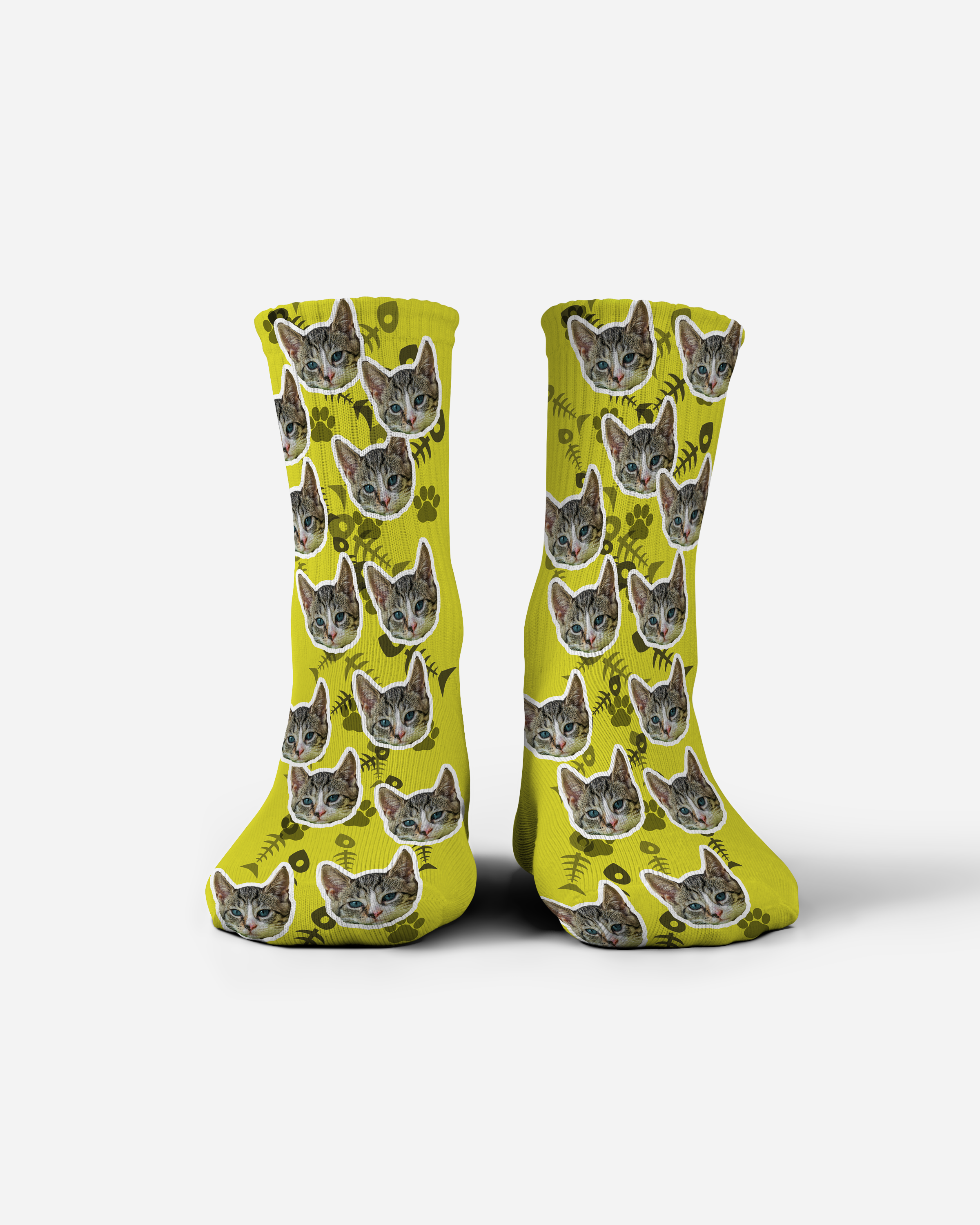 Customisable Cat face Socks