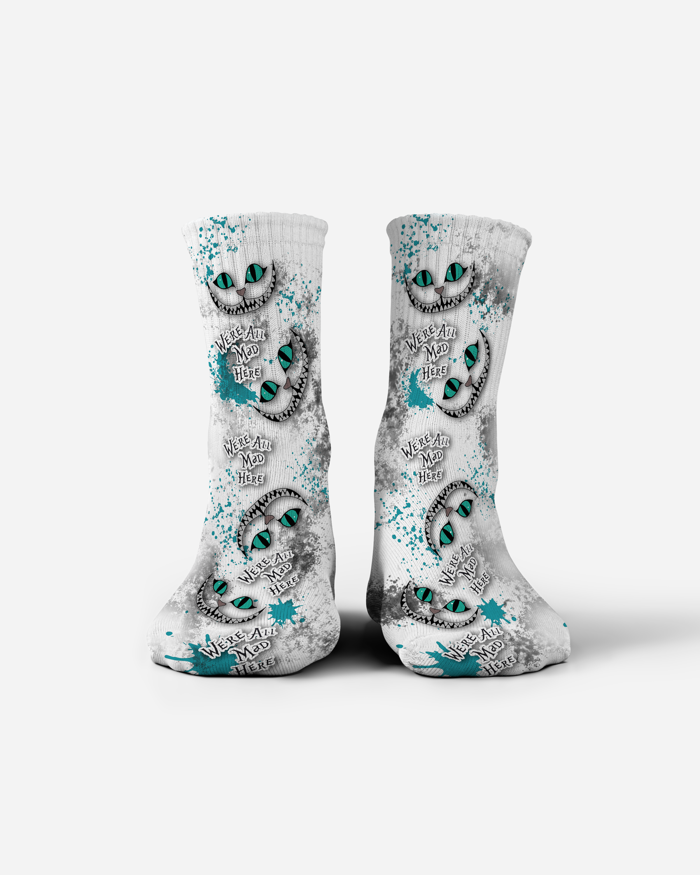 Customisable Cheshire cat theme socks