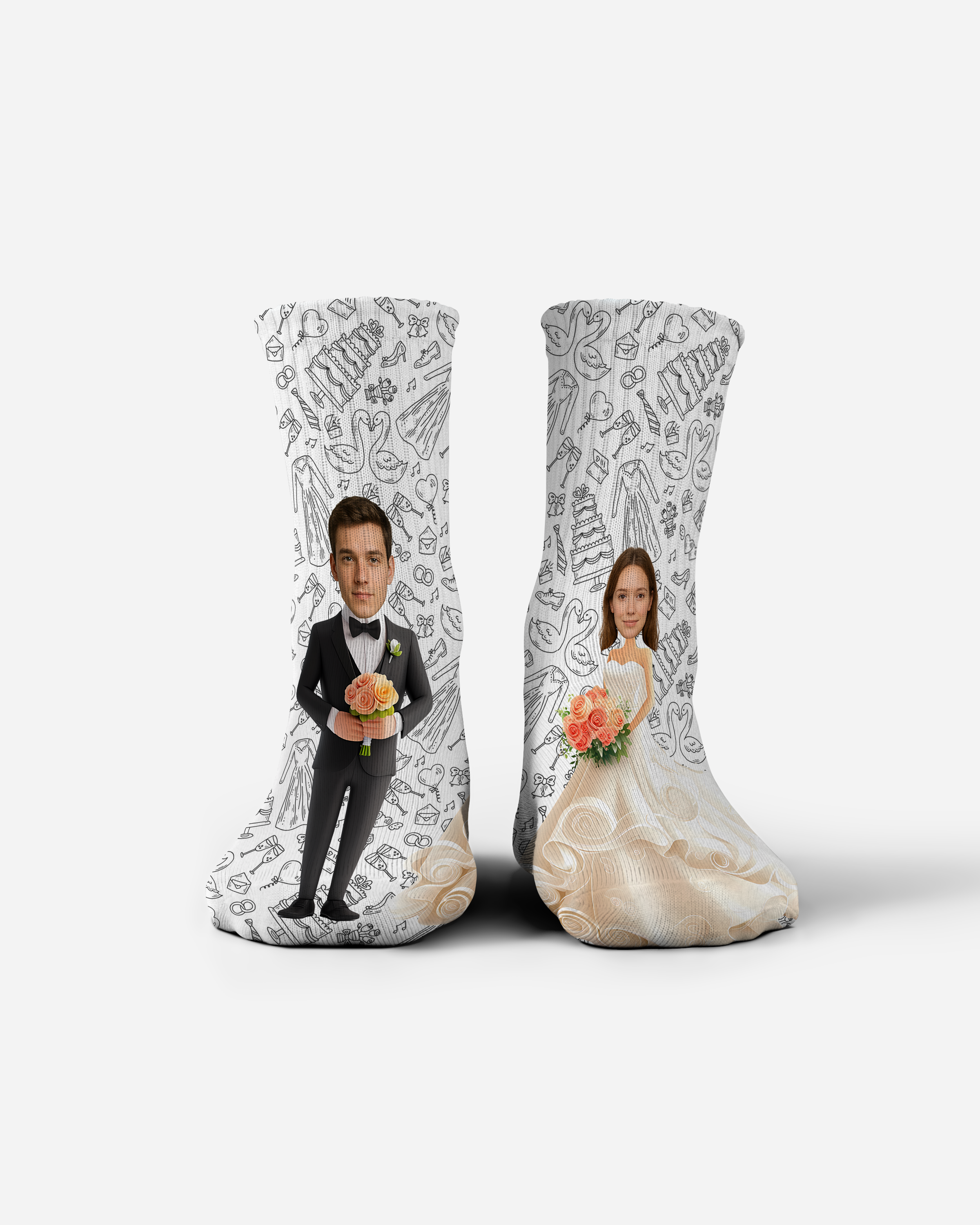 Customisable Wedding Socks